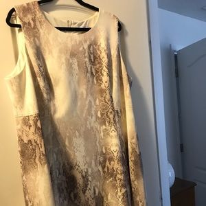NWT Calvin Klein knee length dress 20w
